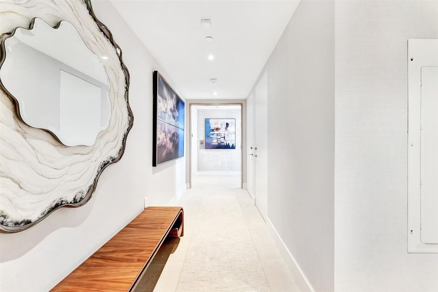 Furnished interior view inside a new home in , Fort Lauderdale (Image 52).