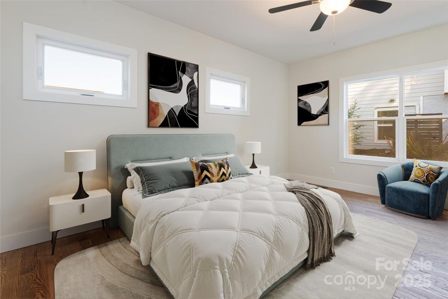 Furnished interior view inside a new home in , Asheville (Image 9). Furnished interior view inside a new home in , Asheville (Image 9).