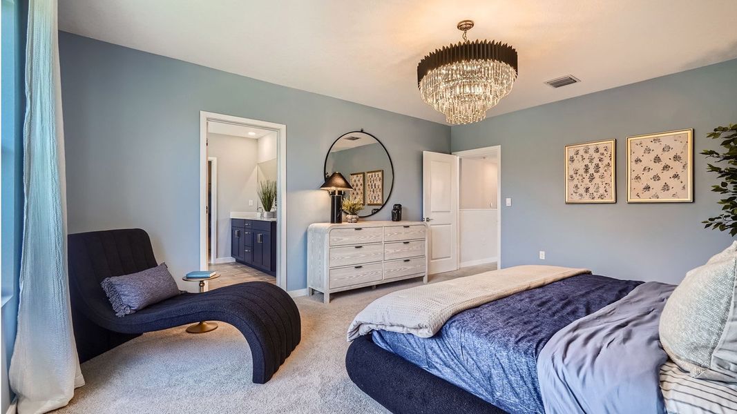 Representative furnished interior of a home built from the Grandcourt by D.R. Horton in Parker Pointe, Homestead (Image 22).