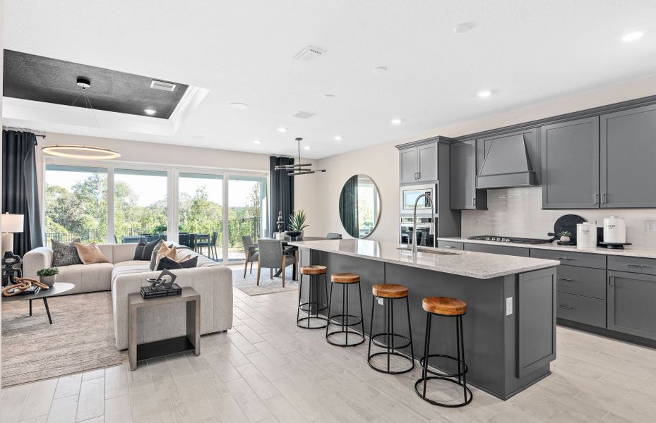 Furnished interior view inside a new home in Willow Ridge, Montverde (Image 6).