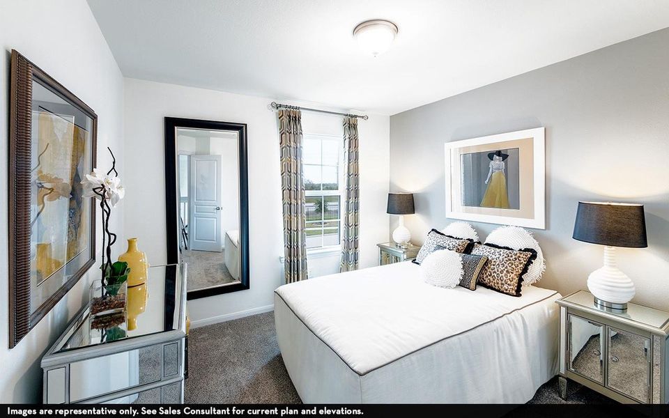 Furnished interior view inside a new home in Pecan Estates, Crosby (Image 19).