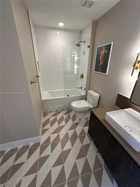 Furnished interior view inside a new home in , Miami (Image 7).