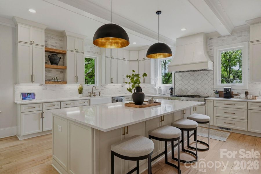 Furnished interior view inside a new home in , Charlotte (Image 6).