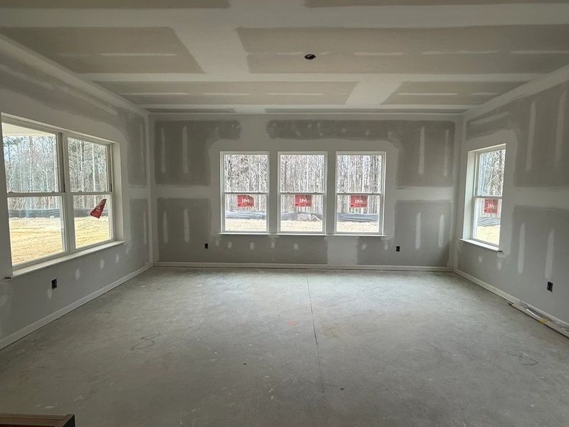 In-progress construction of a new home in The Point, Rolesville, NC (Image 13).