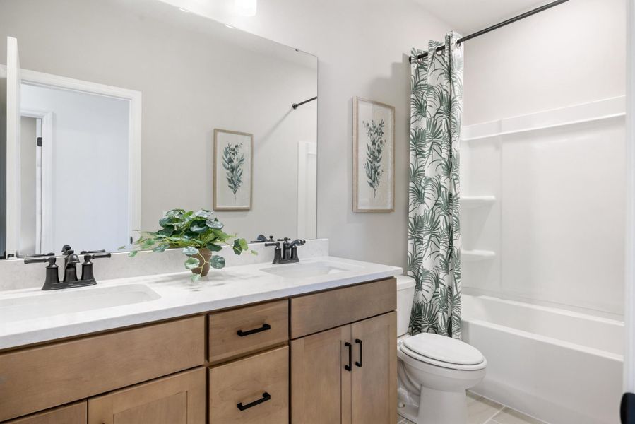 Furnished interior view inside a new home in The Oaks, Goose Creek (Image 6).