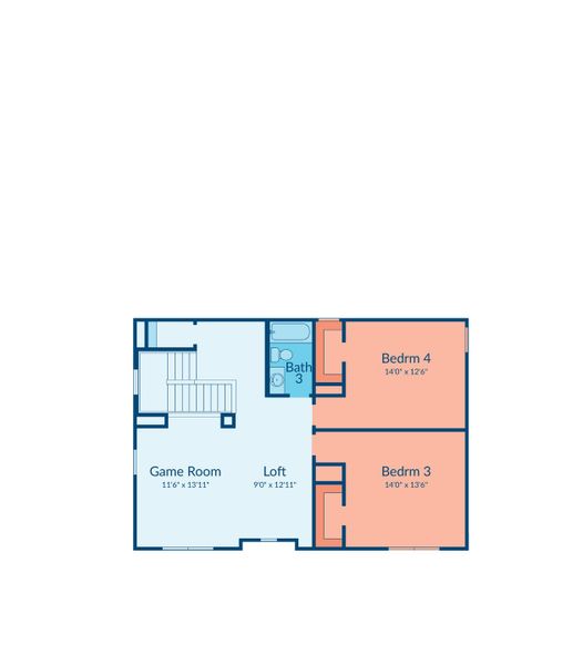 2D floor plan layout of this home in Sunterra Lakes, Brookshire, TX (Image 3). 2D floor plan layout of this home in Sunterra Lakes, Brookshire, TX (Image 3).