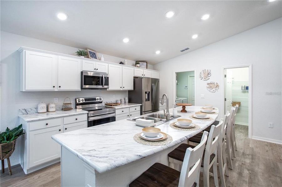 Furnished interior view inside a new home in Lakeside Preserve, Lakeland (Image 11).