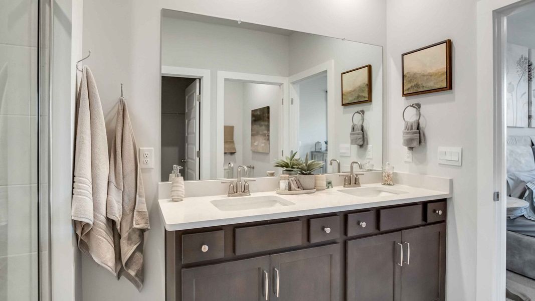 Furnished interior view inside a new home in Nexus South, Gallatin (Image 14).