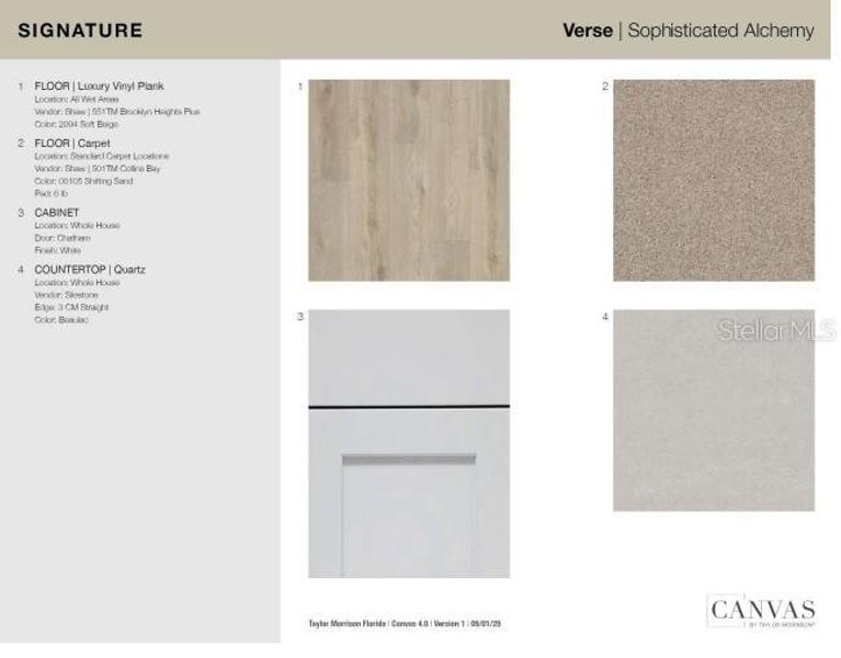 Sample of building materials used in homes in Skye Ranch Community Group Page, Sarasota (Image 22).