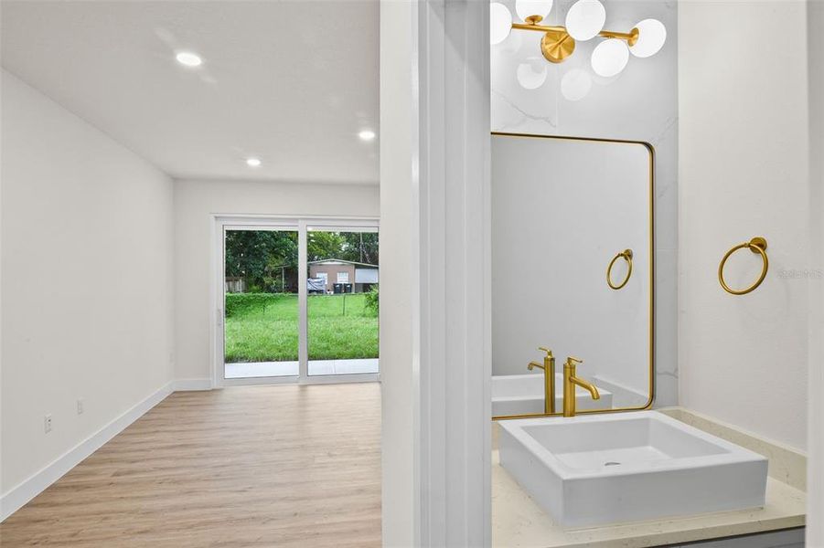 Furnished interior view inside a new home in , Orlando (Image 7). Furnished interior view inside a new home in , Orlando (Image 7).