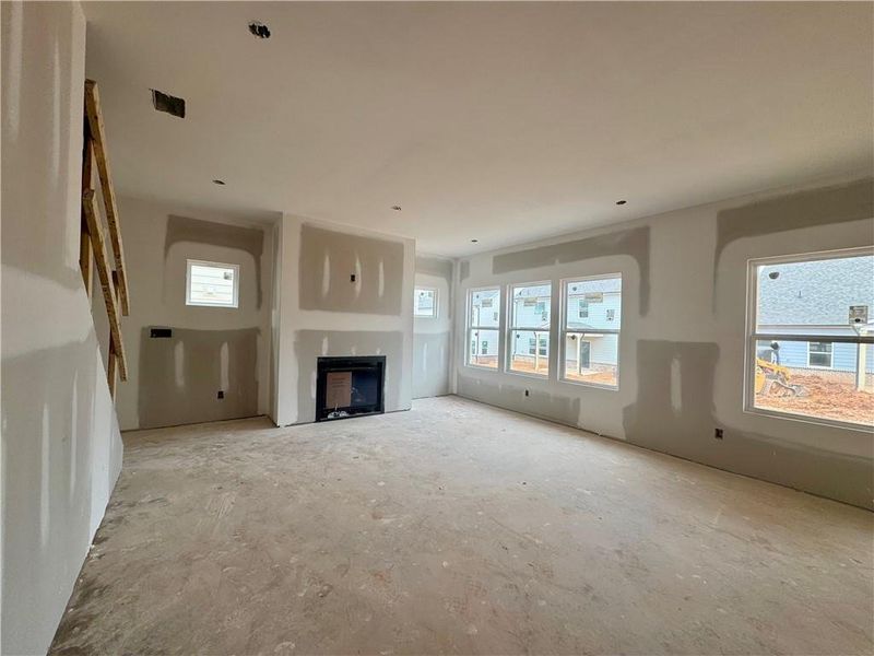 In-progress construction of a new home in Eastlyn Crossing, Flowery Branch, GA (Image 8).