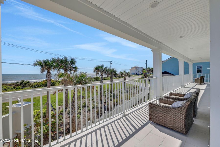 Exterior details and patio area of a home in Seaside Vista, St. Augustine (Image 3).