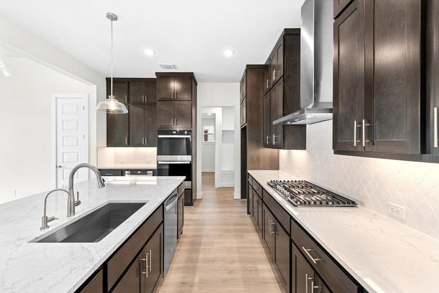 Furnished interior view inside a new home in Santa Rita Ranch, Liberty Hill (Image 14).