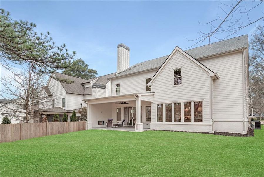 Exterior details and patio area of a home in , Atlanta (Image 27).