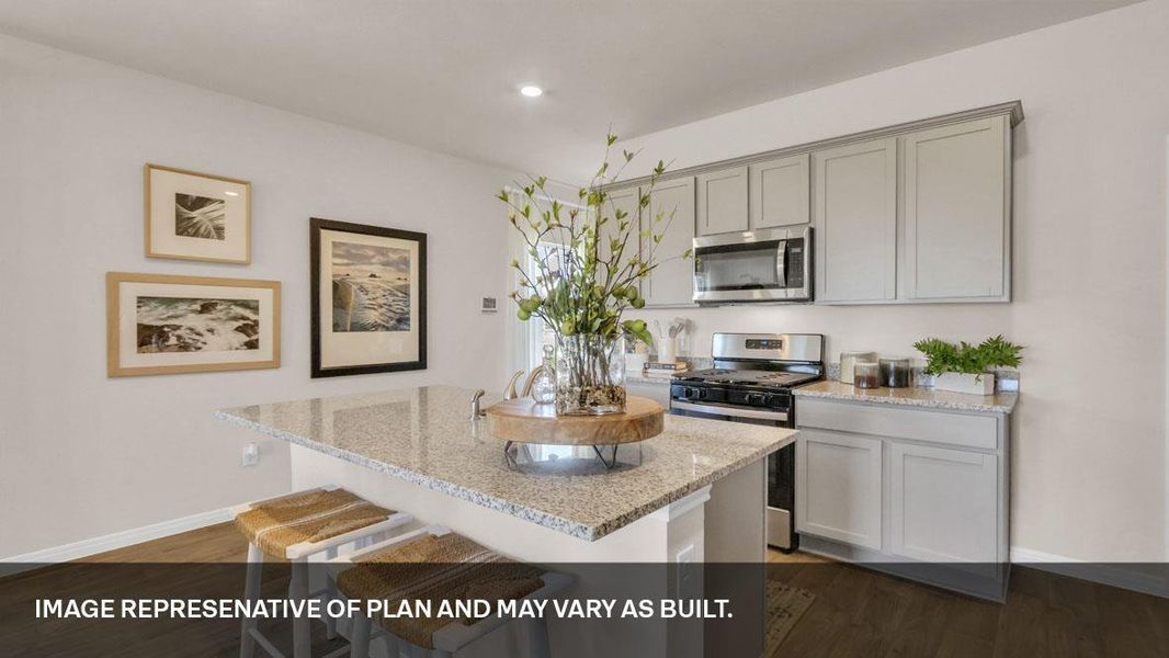 Furnished interior view inside a new home in Southgrove, Kyle (Image 12).