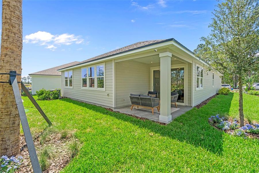 Exterior details and patio area of a home in Reserve East, Flagler Beach (Image 23).