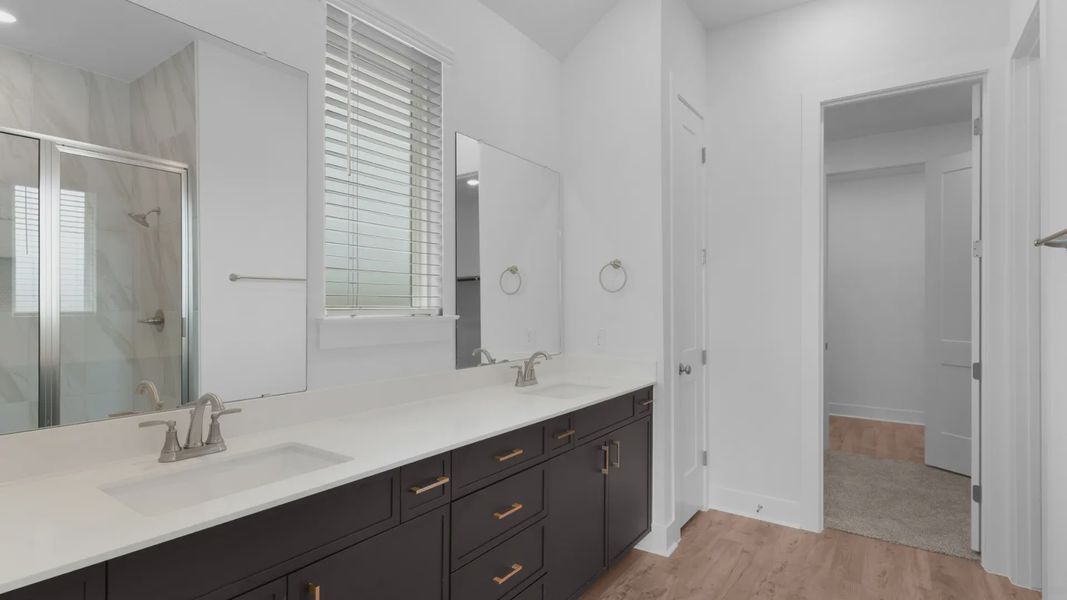 Furnished interior view inside a new home in Santa Rita Ranch, Liberty Hill (Image 8).
