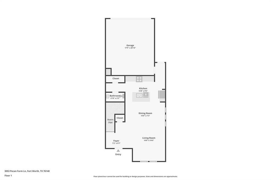 2D floor plan layout of this home in Orchard Village, Fort Worth, TX (Image 5). 2D floor plan layout of this home in Orchard Village, Fort Worth, TX (Image 5).