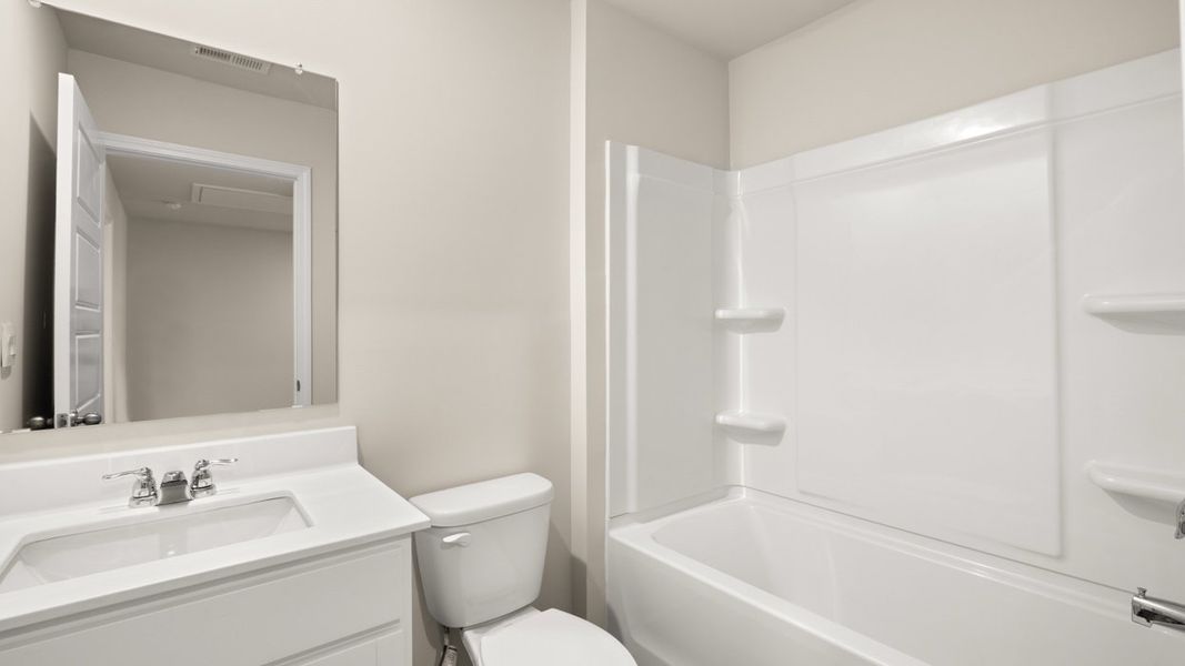 Furnished interior view inside a new home in The Gables at Agricultural Village, Perry (Image 10).