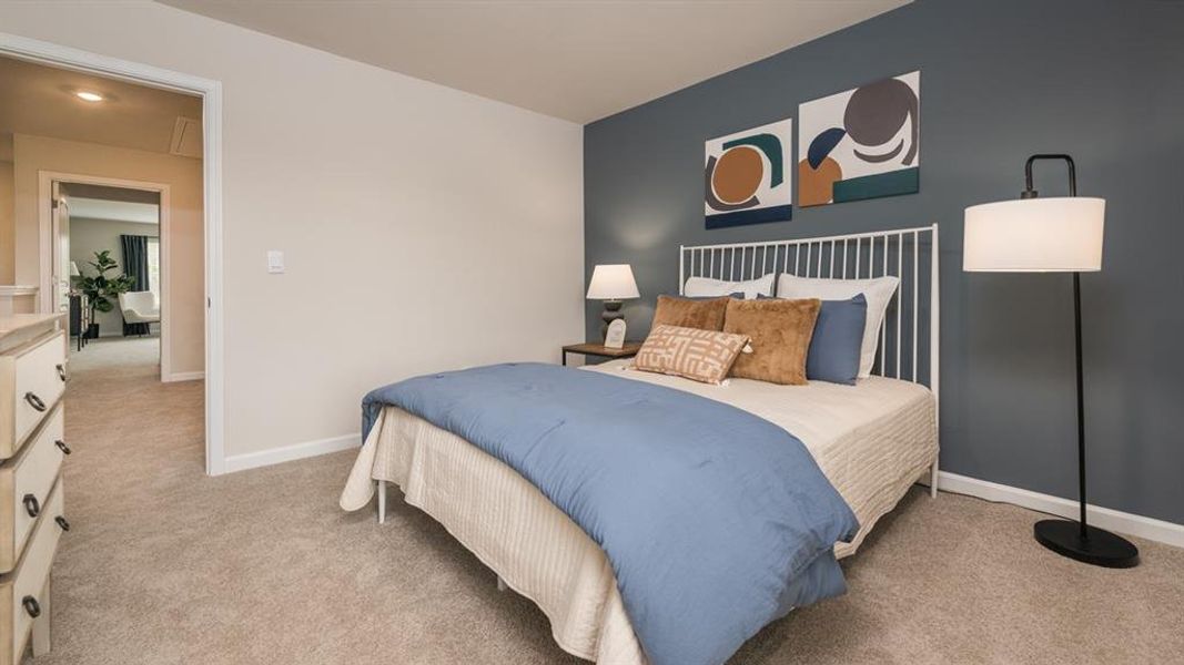 Furnished interior view inside a new home in Rosewood Farms, Acworth (Image 12). Furnished interior view inside a new home in Rosewood Farms, Acworth (Image 12).
