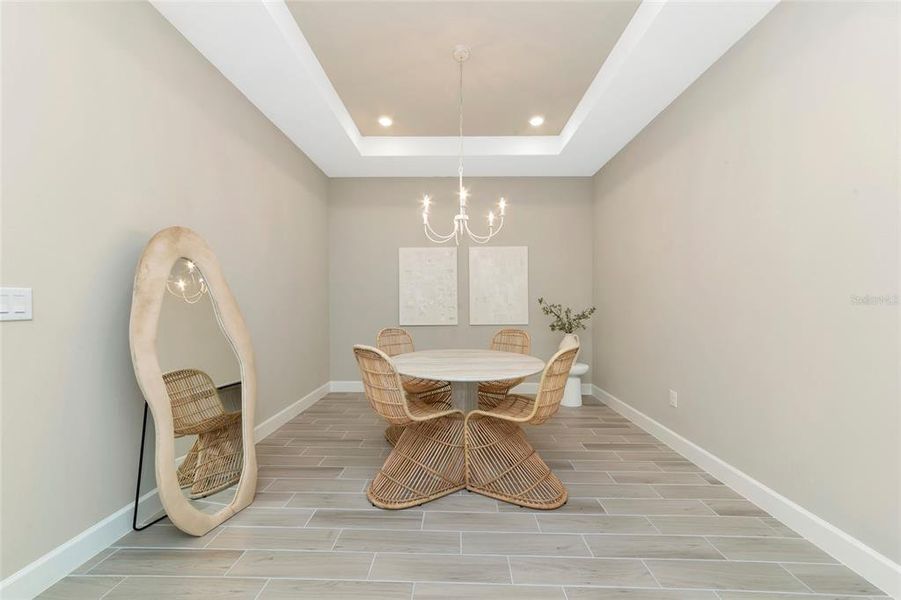 Furnished interior view inside a new home in , Sarasota (Image 20).