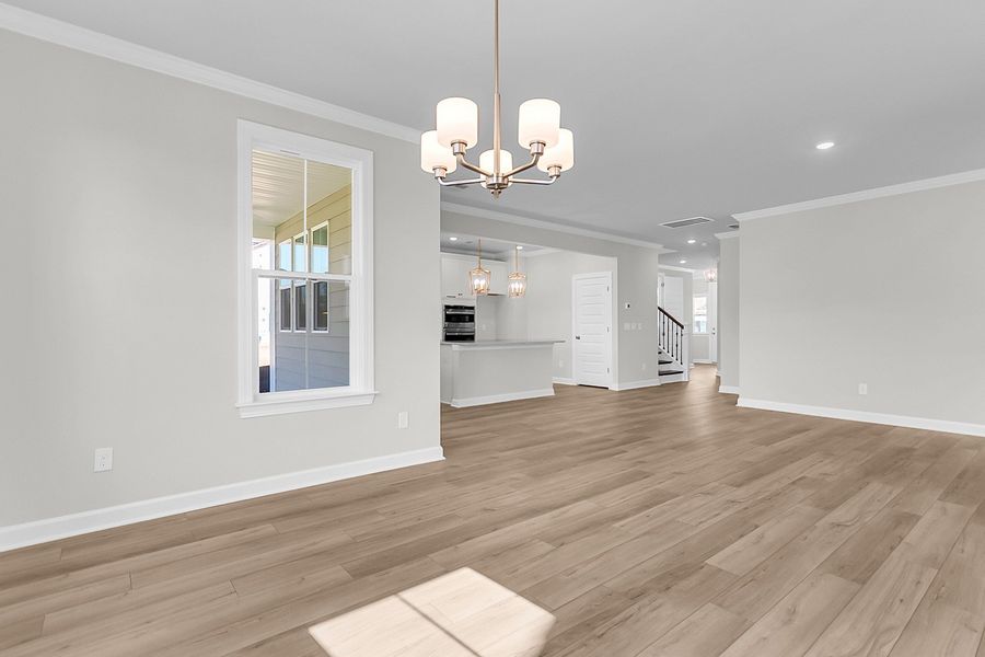 Spacious, unfurnished interior of a new home in Pineland Preserve, Summerville (Image 37). Spacious, unfurnished interior of a new home in Pineland Preserve, Summerville (Image 37).