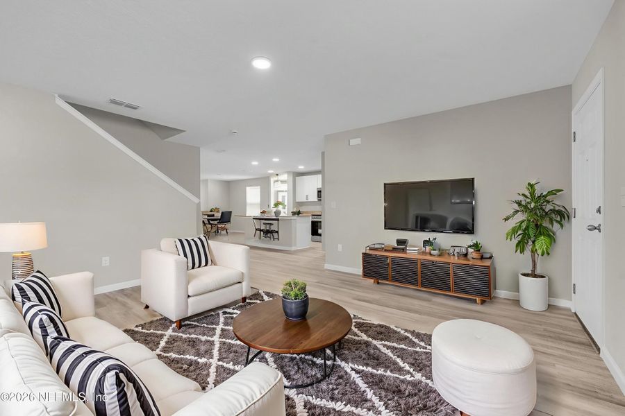 Furnished interior view inside a new home in , Jacksonville (Image 6).