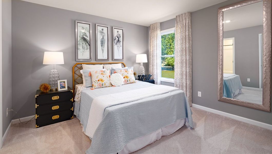 Furnished interior view inside a new home in Sylvan Creek, Denver (Image 34).