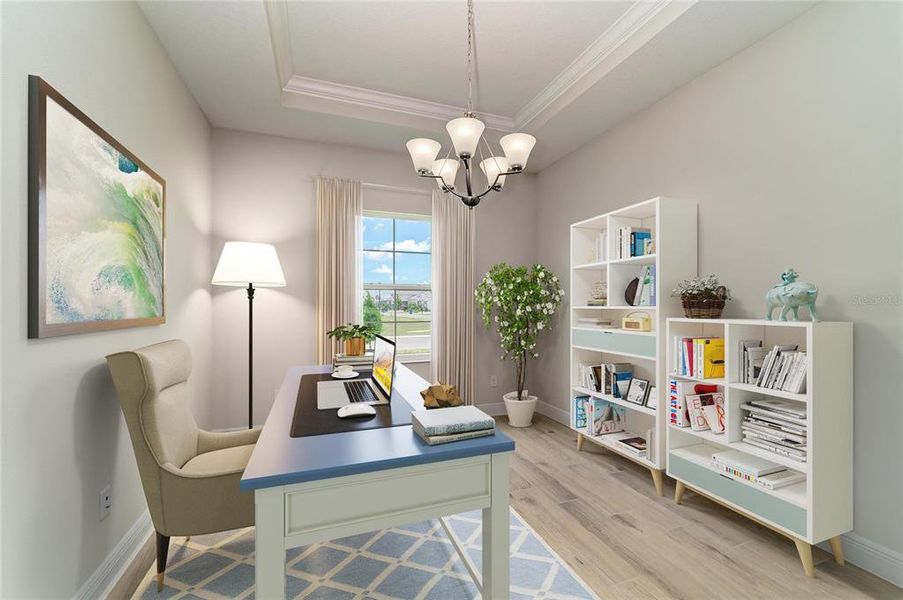 Furnished interior view inside a new home in North River Ranch, Parrish (Image 12).