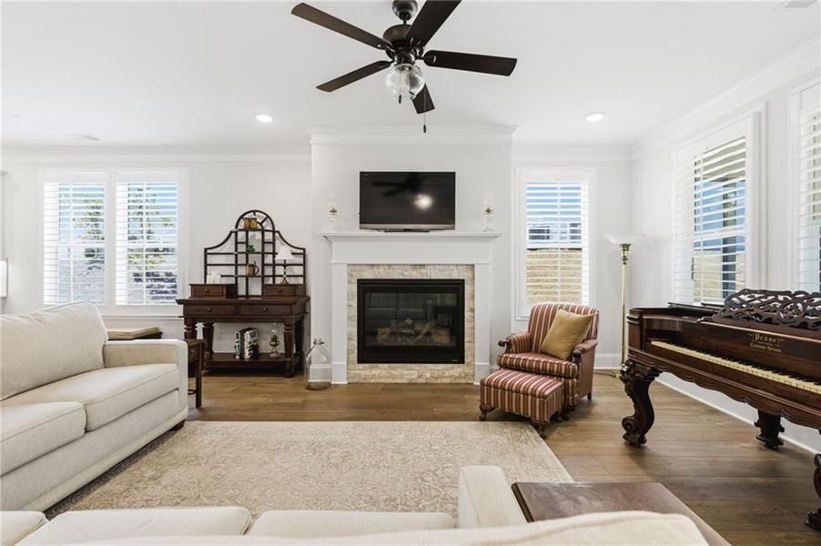 Furnished interior view inside a new home in , Canton (Image 30). Furnished interior view inside a new home in , Canton (Image 30).