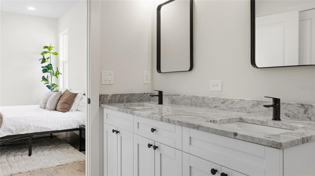 Furnished interior view inside a new home in , Tampa (Image 17). Furnished interior view inside a new home in , Tampa (Image 17).