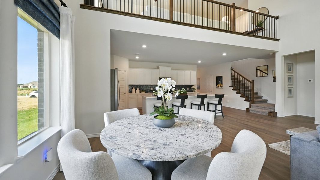 Representative furnished interior of a home built from the H235 Bastrop by D.R. Horton in Lilybrooke at Legacy Hills, Celina (Image 9). Representative furnished interior of a home built from the H235 Bastrop by D.R. Horton in Lilybrooke at Legacy Hills, Celina (Image 9).