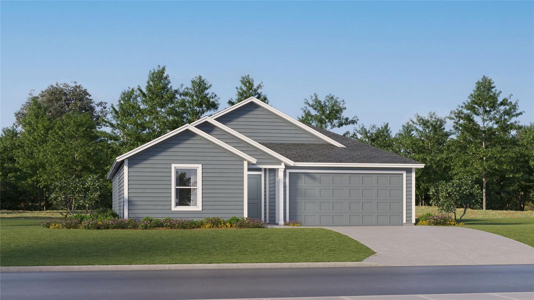 Front exterior of a new home in The Ridge at Knob Creek, Temple, TX, highlighting curb appeal (Image 26).