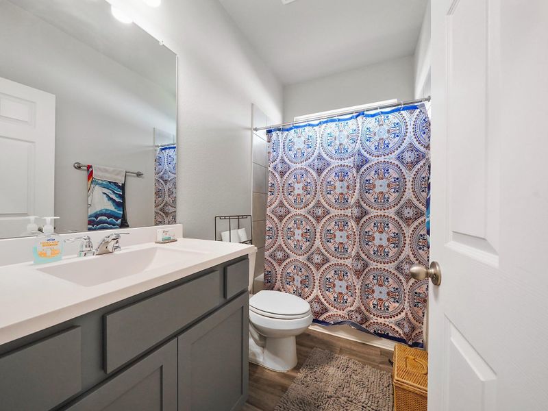 first full bathroom between two secondary bedrooms first full bathroom between two secondary bedrooms