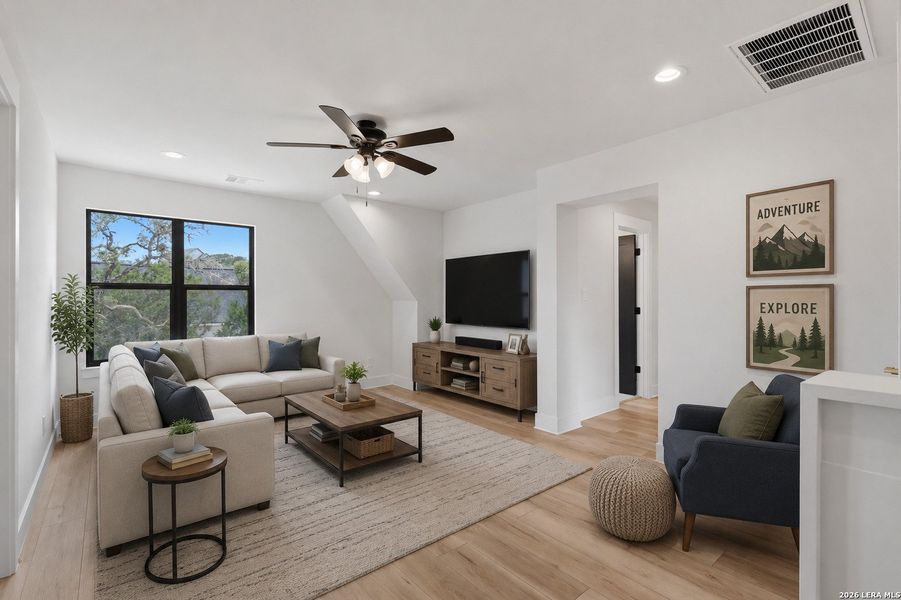 Furnished interior view inside a new home in , Spring Branch (Image 20).