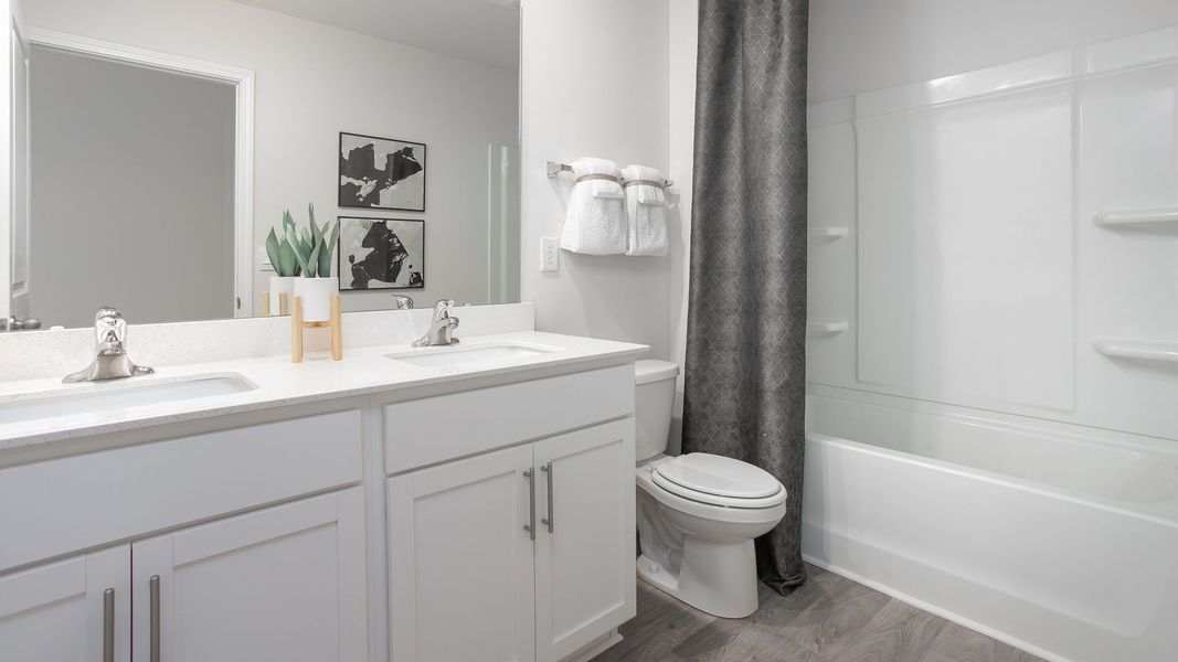 Furnished interior view inside a new home in Fishel Village, Winston-Salem (Image 23).
