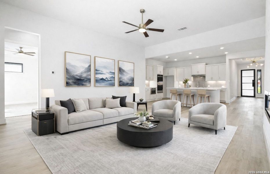 Furnished interior view inside a new home in Arbors at Fair Oaks, Boerne (Image 23).