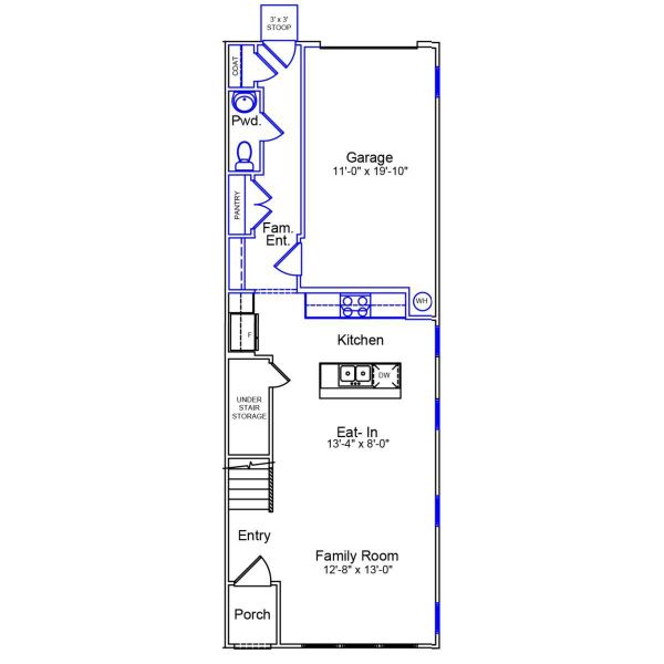 1st Floor Floorplan (Cannalily End Unit) 1st Floor Floorplan (Cannalily End Unit)
