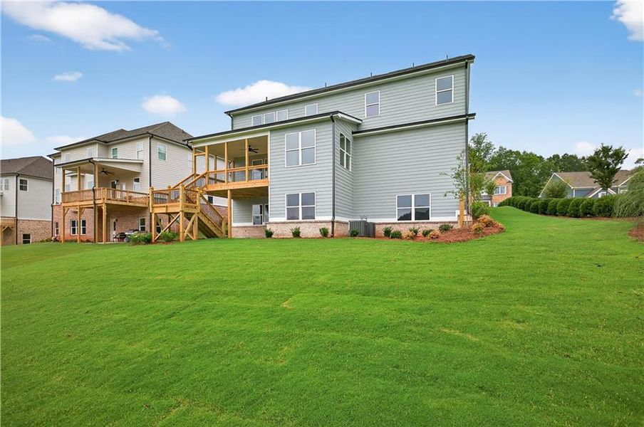 Front exterior of a new home in , Jefferson, GA, highlighting curb appeal (Image 24).