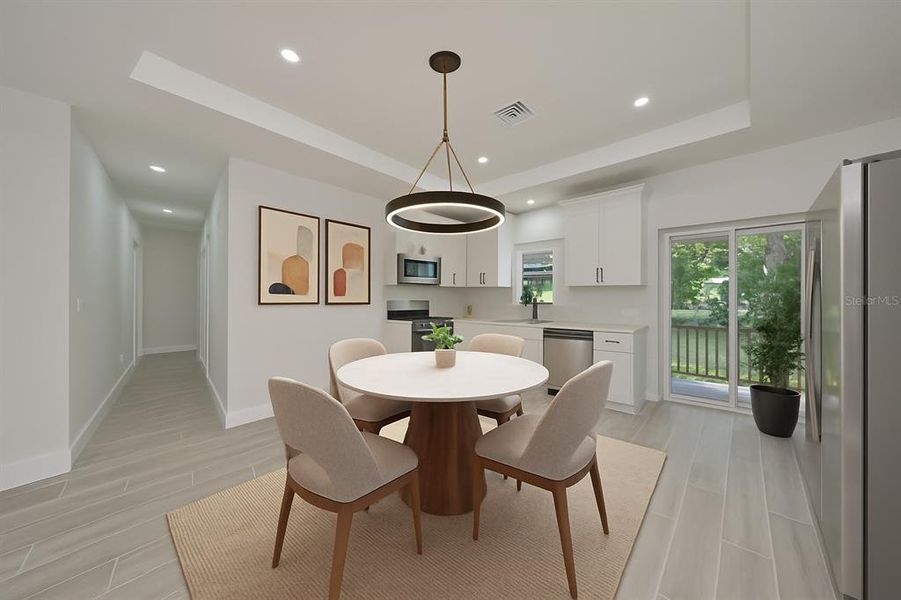 Furnished interior view inside a new home in , Tampa (Image 5). Furnished interior view inside a new home in , Tampa (Image 5).