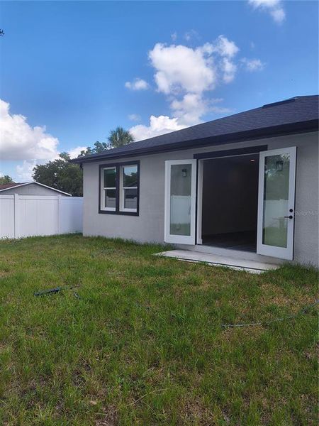 Exterior details and patio area of a home in , Tampa (Image 16). Exterior details and patio area of a home in , Tampa (Image 16).