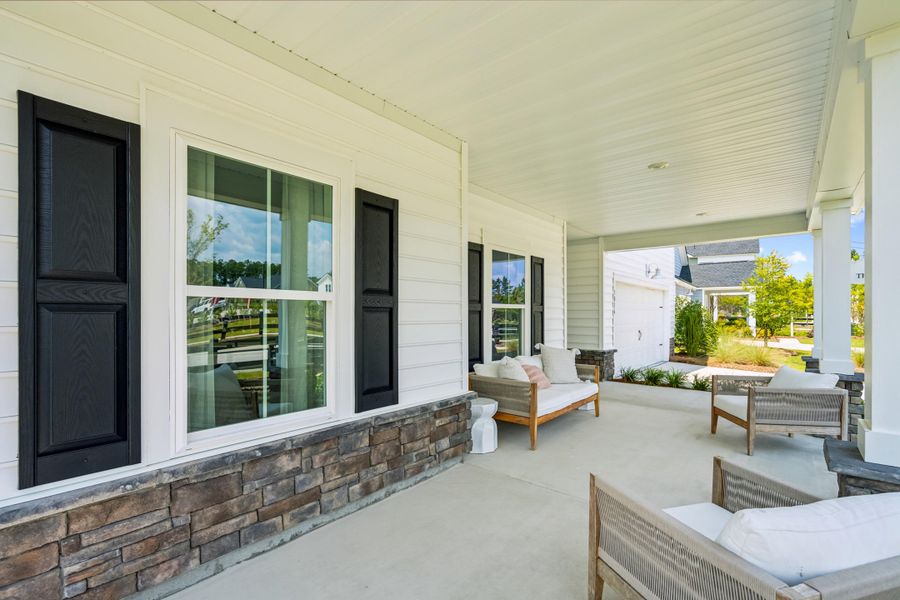 Exterior details and patio area of a home in , Summerville (Image 2). Exterior details and patio area of a home in , Summerville (Image 2).