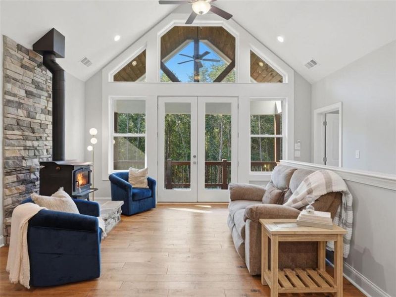 Furnished interior view inside a new home in , Talking Rock (Image 14).