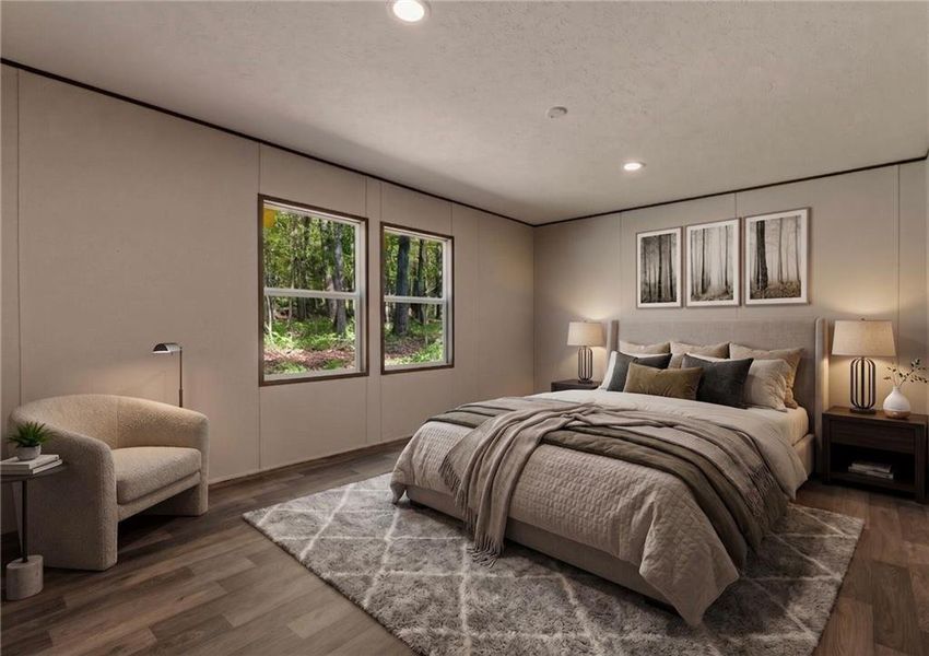 Furnished interior view inside a new home in , Dahlonega (Image 9).