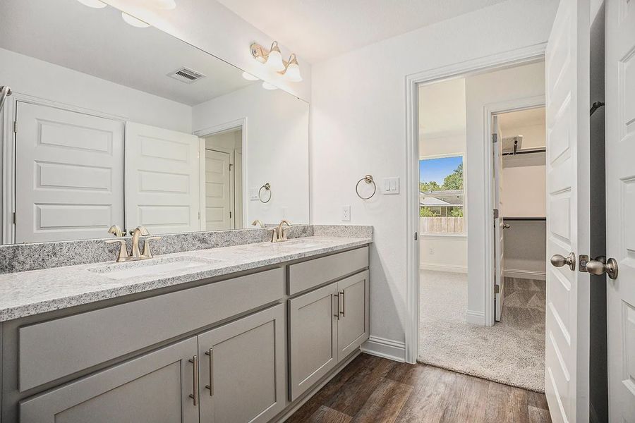 Furnished interior view inside a new home in Kiber Reserve, Angleton (Image 7).