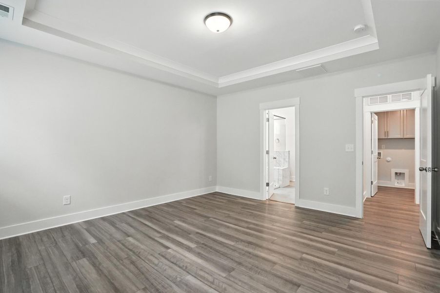 Spacious, unfurnished interior of a new home in Villas at Prestwick, Mooresville (Image 36). Spacious, unfurnished interior of a new home in Villas at Prestwick, Mooresville (Image 36).