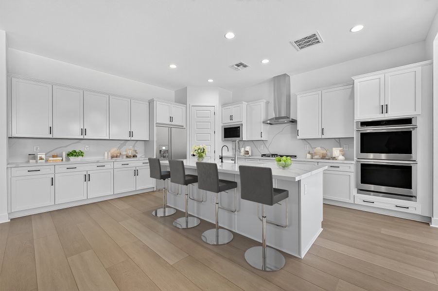 Furnished interior view inside a new home in Ellsworth Ranch, Queen Creek (Image 4).