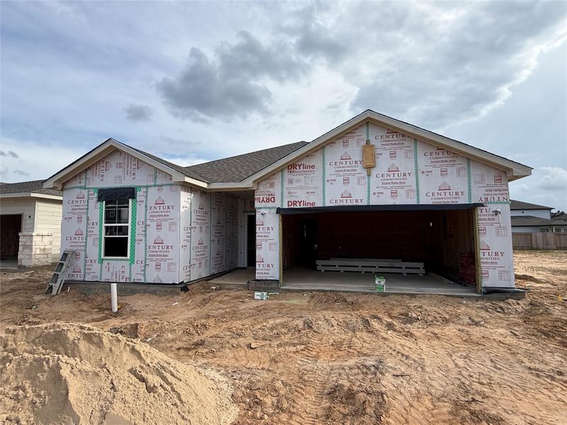 In-progress construction of a new home in Magnolia Springs, Montgomery, TX (Image 19).