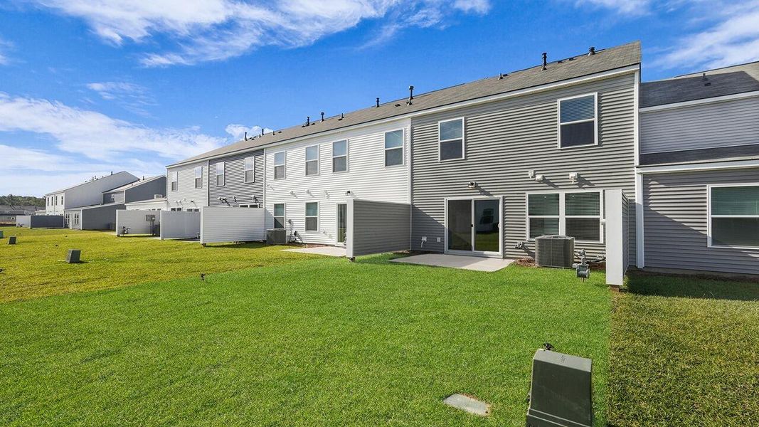 Exterior details and patio area of a home in , Summerville (Image 20). Exterior details and patio area of a home in , Summerville (Image 20).