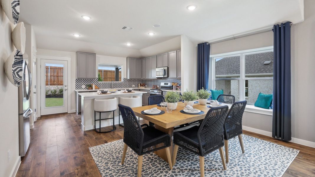Representative furnished interior of a home built from the Meridian by Brightland Homes in Churchill, Anna (Image 8).